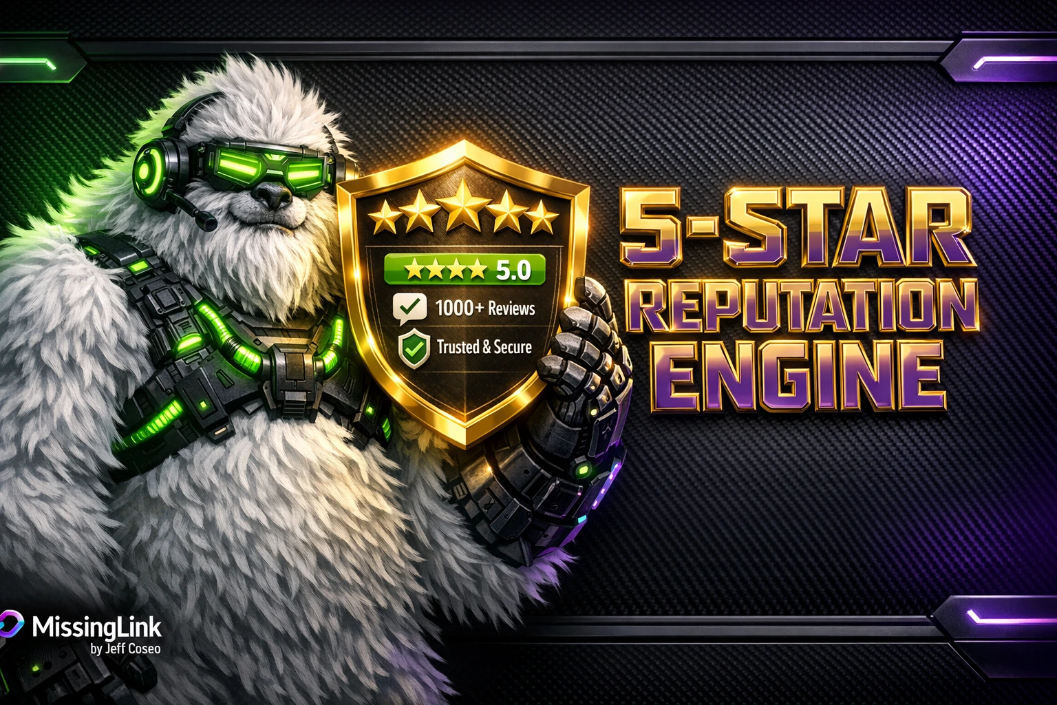 5-Star Reputation Management Engine Sarasota - MissingLink Cyber Yeti
